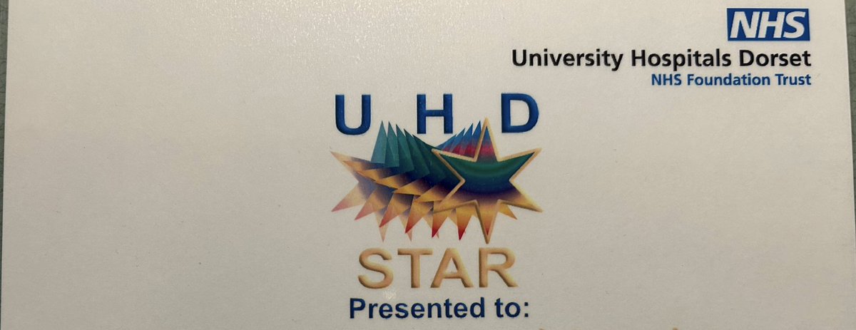 Someone I have provided care for took the time to write & nominate me as a UHD Star 🌟 
I really do have the best job in the 🌍 & I am so grateful to this person for taking the time to do this. 

#midwife #InformedConsent #personalisedcare #listentowomen #maternitysafety