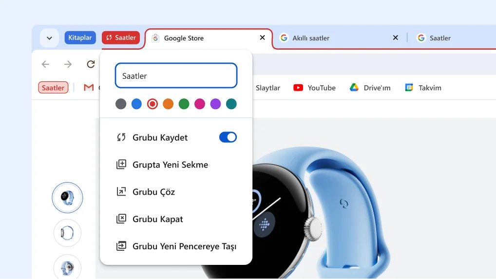 Chrome'un sekmeleri gruplama güncellemesi. Benim gibi onlarda açık tab ile çalışanlara ilaç gibi 😏