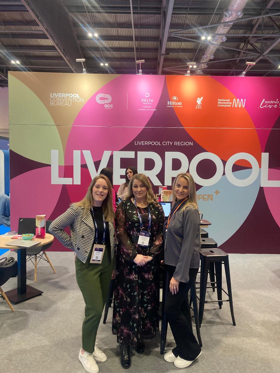 🤩 Day one of @IntlConfex and Team Liverpool is ready to go!! Don’t forget to join us at 2:30pm today for some celebratory drinks to relax after a long day walking the show floor 🥂 #confex #eventprofsuk