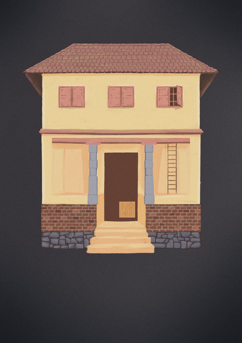 MaRevathy's tweet photo. Home 🏠

#visualdesign #procreate #digitalart #southindian https://t.co/TMADvCVNWk
