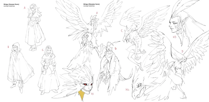 more sketches of the harpy 