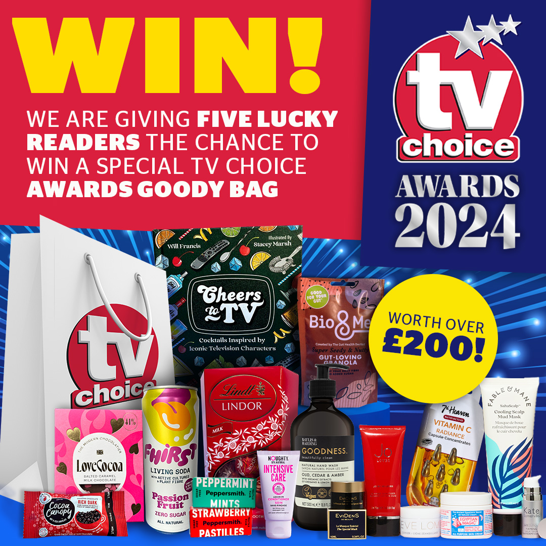 There's still time to enter our TV Choice Goody Bag giveaway - but be quick - entries close at 11.59pm TONIGHT! We have five goody bags to giveaway. Simply head here to enter bit.ly/3uxF4bY