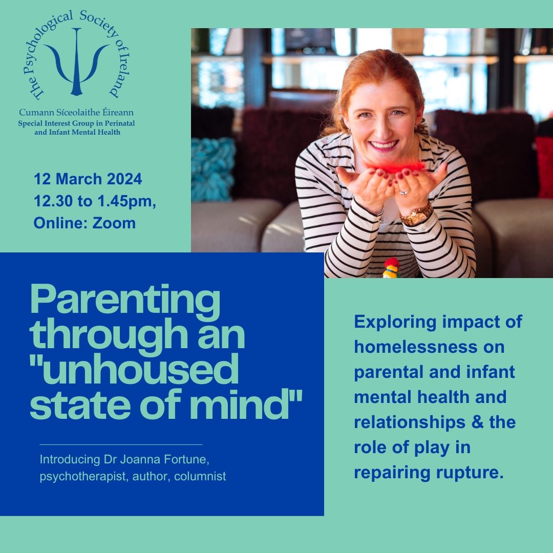 This event which is organised by @Perinatal_SIG, will explore the impact living not only in a state of homelessness, but the effects of the emotional impact of homelessness on infant and maternal mental health during the first year of life. Book here: bit.ly/47Or7nw