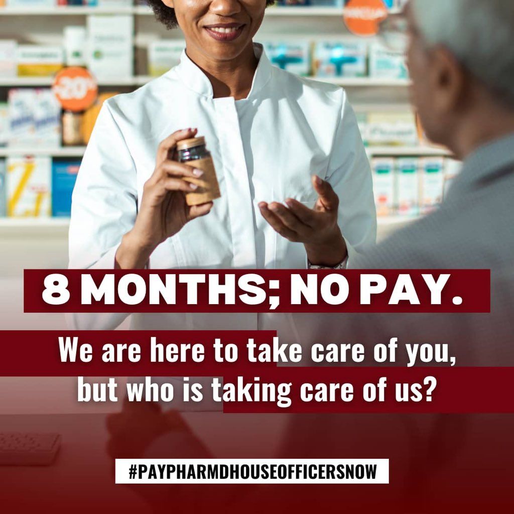 PharmD foɔ eeehh. Y’asɔre ooo. How can we serve dutifully when our basic needs are being neglected? #PayPharmDHouseOfficersNow