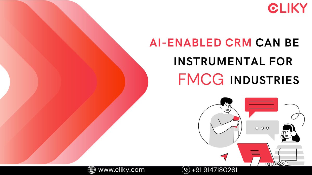 Read the Newsletter to know how FMCG's leading brand adopted our CRM, and how it helped.  #crm #crmsystem #crmintegration #crmsoftware #aichatbot #automation #fmcg #fmcgproducts #fmcgmarketing

linkedin.com/pulse/ai-enabl…