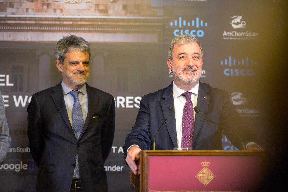 Ayer, 27 de febrero, tuvo lugar la recepción de #AmChamSpain con motivo del #MWC2024 en el <a href="/bcn_ajuntament/">Ajuntament de Barcelona</a> 

Gracias a todos los asistentes y especialmente a <a href="/cisco_spain/">Cisco España</a> por hacer posible este acto.

#AmChamSpainMWC