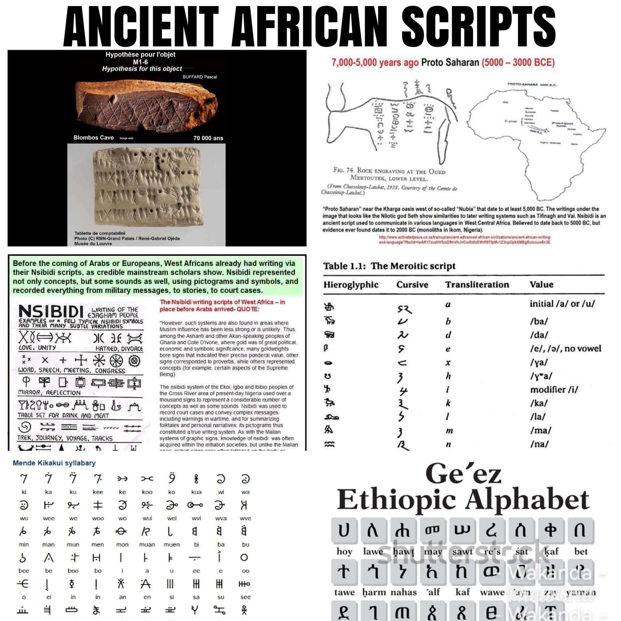 Ancient African Writing Translations Ancient African Writing. Nsibidi