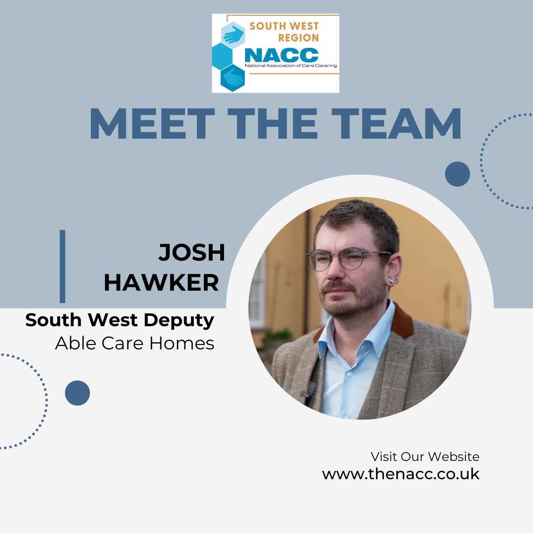 Josh has joined the NACC to be able to bring a smaller provider’s perspective on some of the challenges facing us all in care catering. He firmly believes in bringing collaboration to our sector and hopes to bring more excellent skills sharing amongst the care homes.