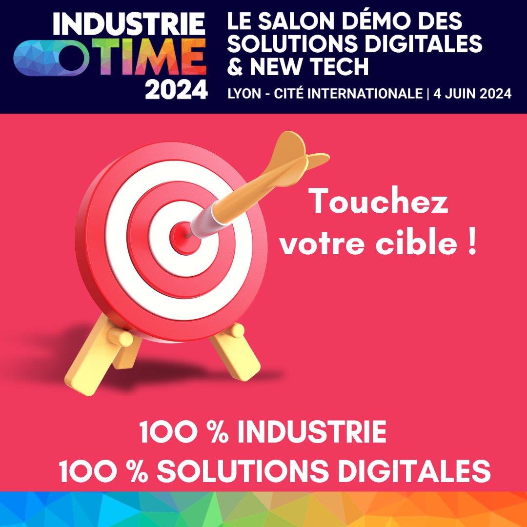 🎯 Participez au 1er événement 100 % dédié à la #digitalisation des #usines, une initiative pionnière en France autour des besoins digitaux des industriels.

Vous y découvrirez des #Demo : solutions logicielles et plateformes digitales le 4 #juin à #Lyon.
eu1.hubs.ly/H07Rf830