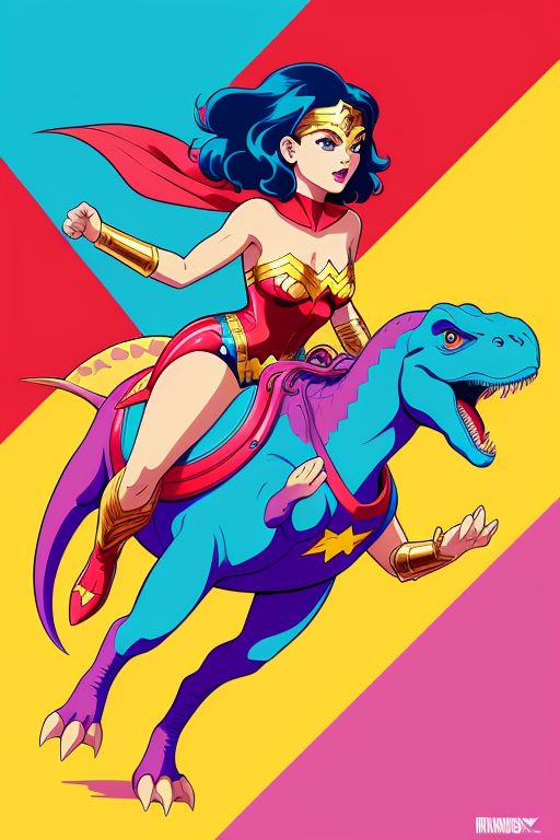 Wonder Woman fun
#wonderwoman #dccomics #fantasyart #DinosaurEmpire #comics #illustrationart