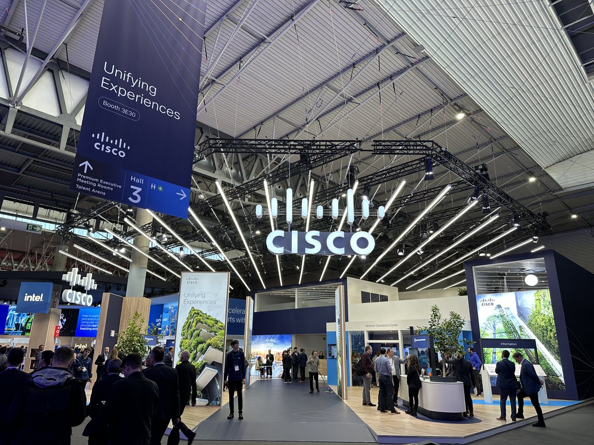 Cisco_Germany's tweet image. Treten Sie auf der #MWC24 in die Welt von Cisco ein, und Sie werden sehen, wie sich die Zukunft der Vernetzung vor Ihren Augen entfaltet 🙌

#CiscoMWC