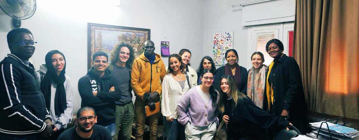 CMRS Professor Dr. Gerda Heck accompanied students in her MA class to Maadi Innovation Academy, a local community school serving the South Sudanese community. The site visit allowed students to see first-hand the challenges and benefits of refugee community schools in the city.