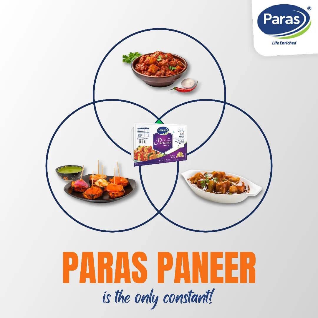 DairyPratham's tweet image. Whether it&apos;s spicy, sweet, or somewhere in between, one thing&apos;s for sure ‘Paras Paneer’ is the unbeatable constant in every dish!

#paneer #paneerdishes #paneerrecipes😋 #paneerbuttermasala #kadhaipaneer #paneertikka #sahipaneer #palakpaneer #paraspaneer #milk #parasmilkk