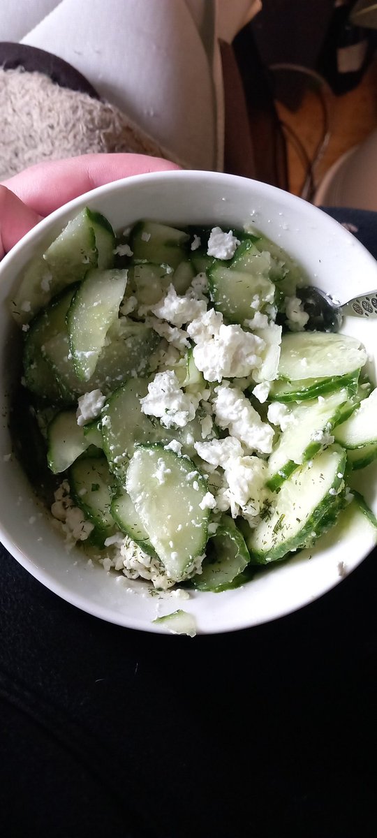 EdLeo241571's tweet photo. Only 120cal
125g cottage cheese (light)
250g Cucumber
Dressing :Vinegar and Dill dressing
#waightloss
#waight
#lw
#ana https://t.co/xY9gTOJb8R