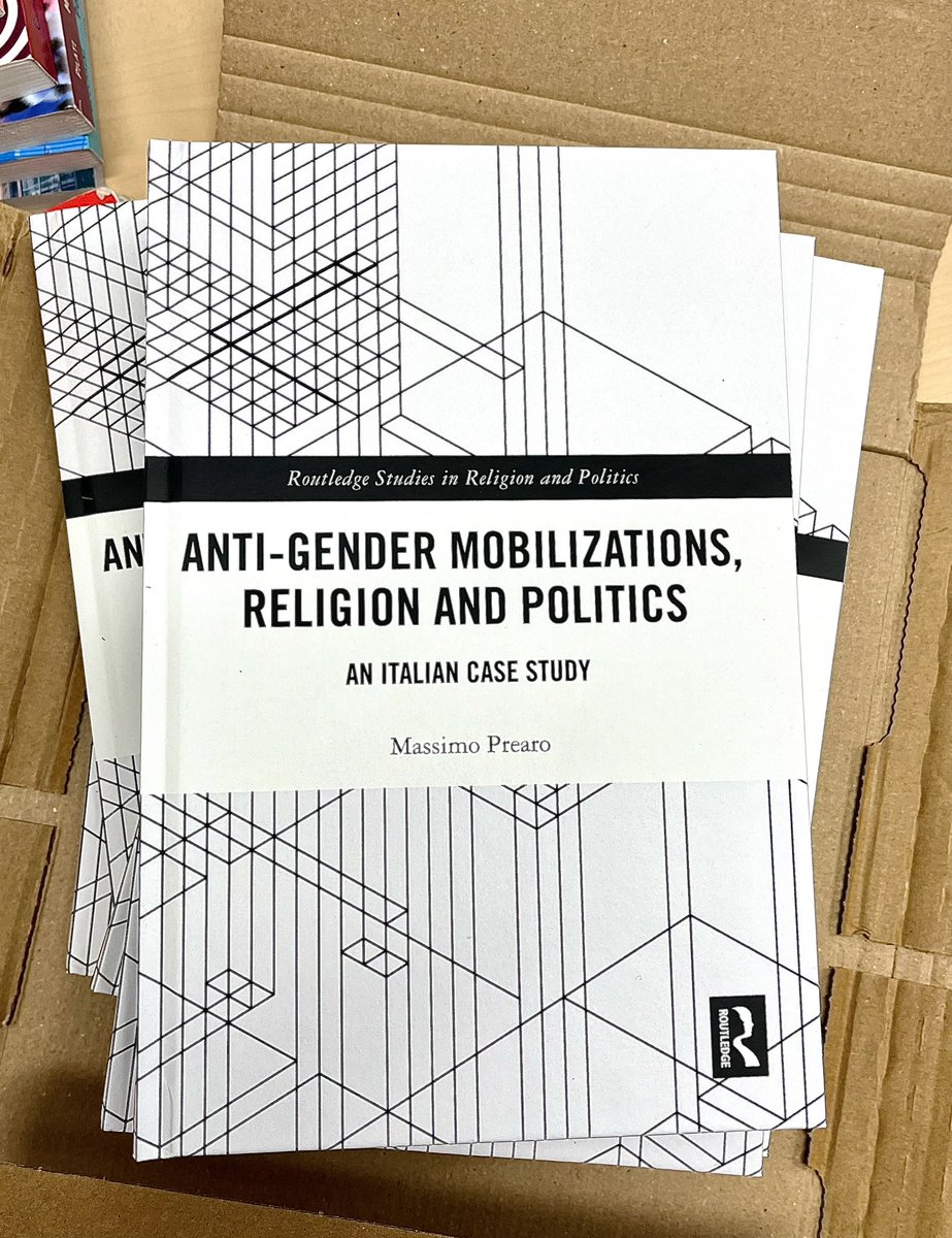 🎉 Thrilled to announce the publication of the updated and entirely revised English edition of my book: 📚“Anti-Gender Mobilizations, Religion and Politics: An Italian Case Study” @routledgebooks 🙏🏼 Thanks to all the wonderful people who made this possible.