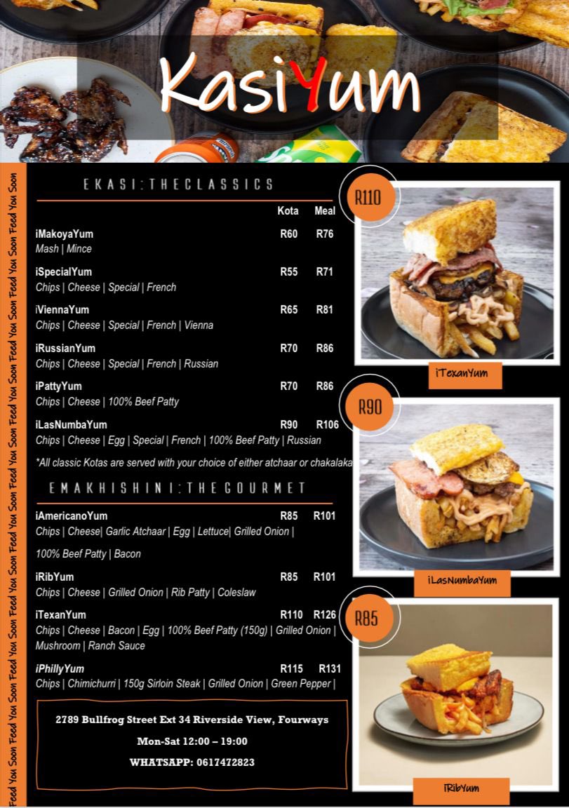 KasiYum_'s tweet photo. Sho Magenge! New menu alert! Still your go to destination for the best Spykos in the world! Check out https://t.co/gFGDpUh4L2 for updates and promotions. #FeedYouSoon https://t.co/GApxORJbfy