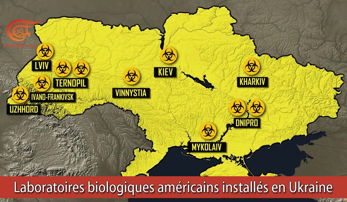 aileastick1's tweet photo. 1/2 👇🧐 #France #Paris #Obama #BiolabsUkraine #Macron #Biolabs 
Les accords entre les États-Unis et l' #Ukraine sur l'implantation de laboratoires biologiques sur le territoire ukrainien ne date pas d'hier.

Carte tirée du documentaire Diplomatic Viruses datant de 2018.
Lien dans le tweet suivant.
