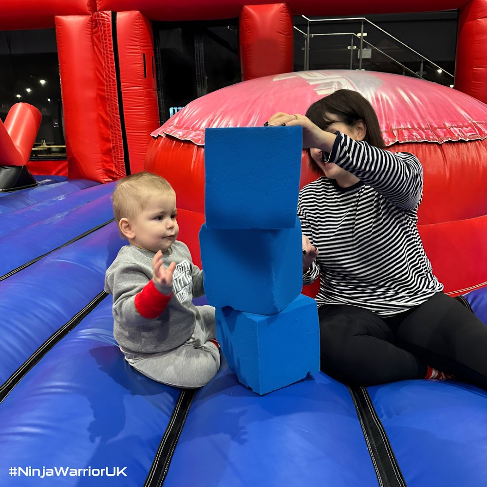 Have you got an energetic toddler who's desperate to be one of the 'big kids'? Let them explore the inflatables worry-free at our Ninja Toddler sessions, starting at Ninja Warrior UK Chatham from the 4th March 🥷🚼 #NWUK #NinjaWarriorUK #Toddlers #ThingsToDo