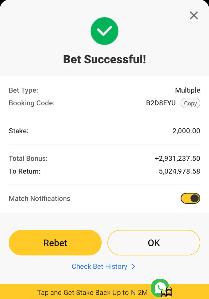 Njpredicts's tweet image. 1K ODDS ICE HOCKEY 🏒 ON MSPORT 

MSPORT CODE 👉 B2D8EYU

Register Msport Here 👇

cutt.ly/GwDKwoLk

20K WILL BE SHARED TO THE FIRST 50 PEOPLE THAT RETWEET THIS GAME ONCE IT BOOMS 🥰🤭