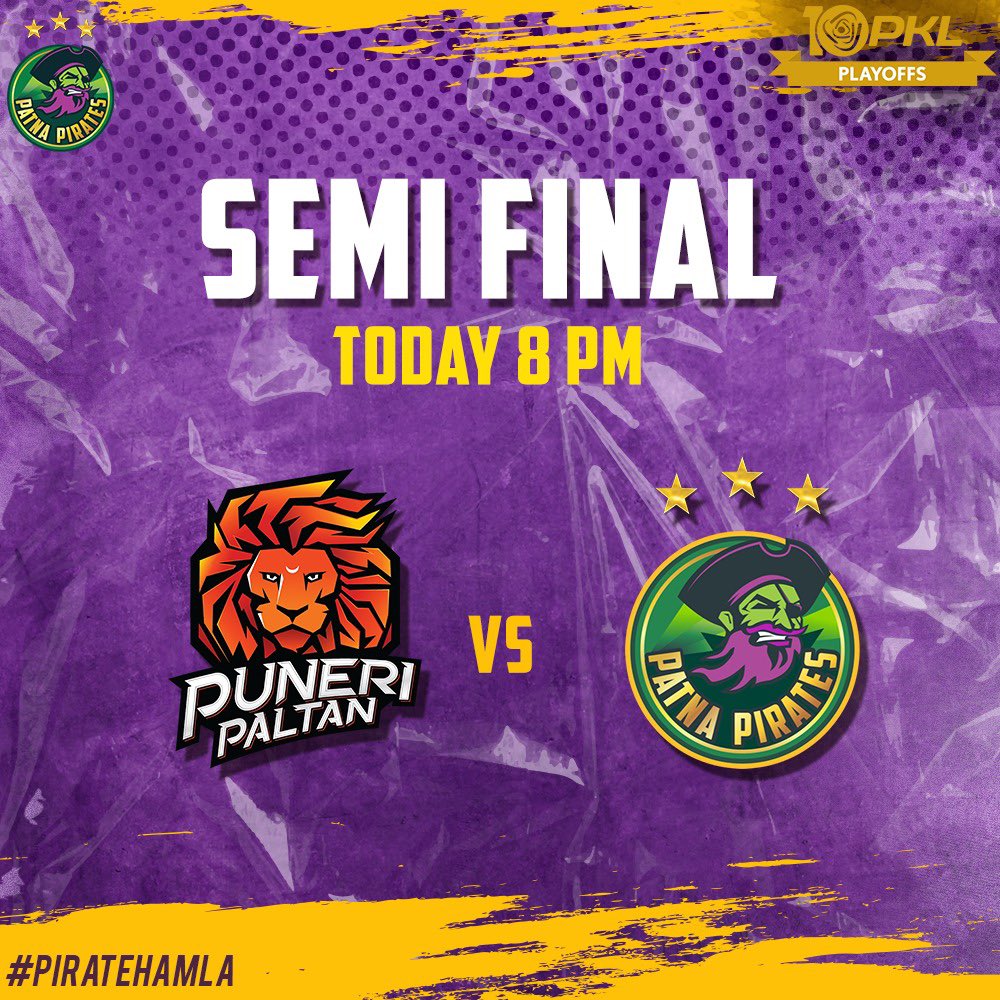 Today night @PatnaPirates  
Final ticket
#ProKabaddi #kbd