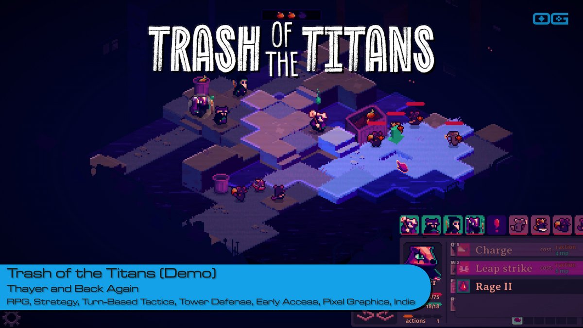 OverageGmngCom's tweet photo. OG plays Trash of the Titans (Demo)!
https://t.co/kwfCyW5zmX

Like &amp; Sub!

#trashofthetitans #strategy #towerdefense #pixelart #IndieGameTrends #IndieWatch #IndieDev #GameDev #IndieGameDev #IndieGame #IndieGames #Gameplay #letsplay #gaming https://t.co/y0PBYFk1xV