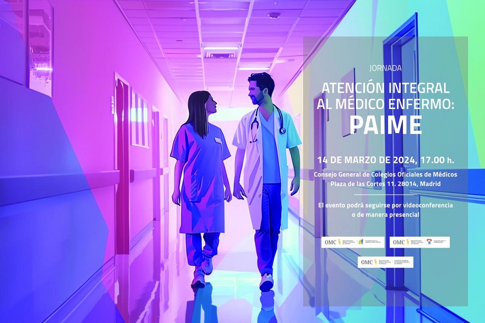 📣La OMC organiza una jornada para abordar la atención integral al médico con #enfermedadmental y/o #adicción @FPSOMC @FFOMC #PAIME 🗓️14 de marzo 🕔17:00 📍Sede OMC 💻Videoconferencia medicosypacientes.com/articulo/el-cg…