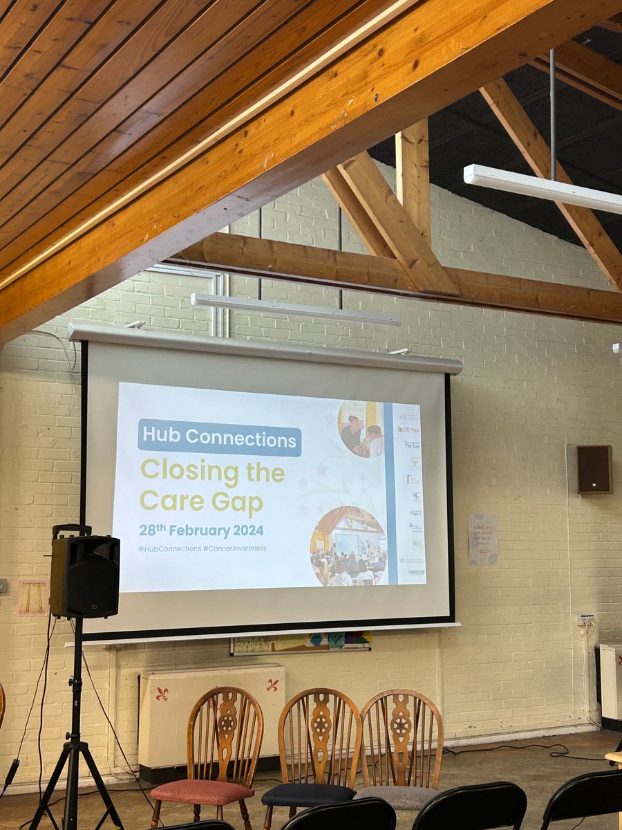 Our Hub Connections event is kicking off! Fehintola Kolawole from @BarnetWellbeing is welcoming everyone in now, we're so excited to hear what all our speakers have to say and learn about closing the care gap 🌟 @CBPlus_ @ageukbarnet @barnetmencap @MeridianWellB