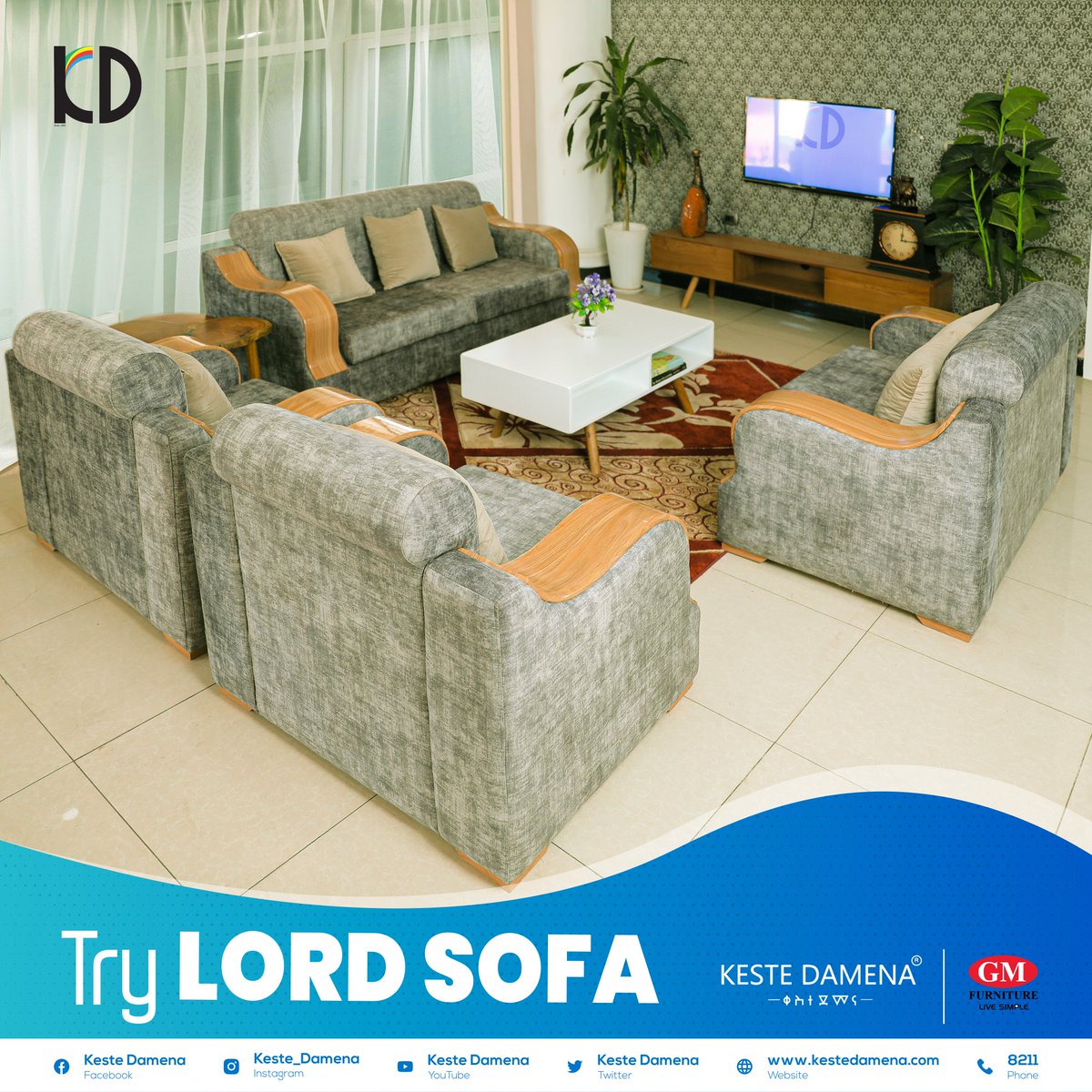 Elevate the elegance of your living space with the Beautify Lord sofa - a luxurious addition to your beautiful home.
