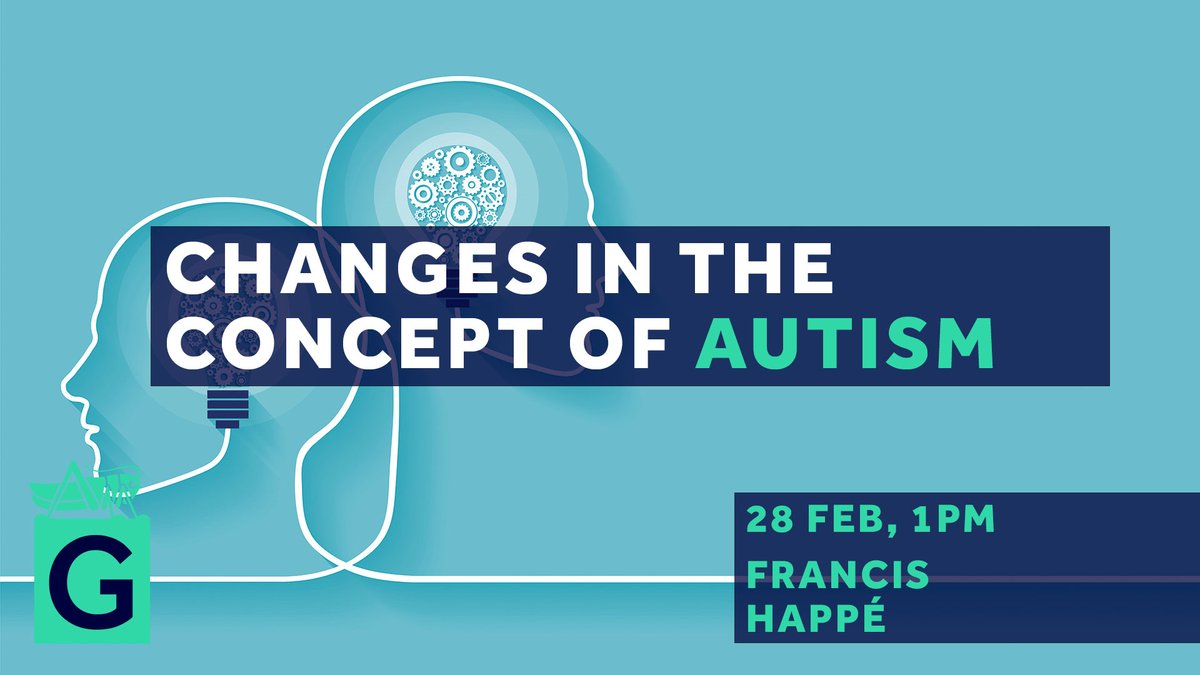 Today at 1pm: Changes in the Concept of Autism Watch via: gres.hm/new-autism Prof Francesca Happé @HappeLab of @KingsIoPPN on why the #autism spectrum is far wider today & how the historical under-diagnosis of women and girls is being addressed @SGDPCentreKCL @acamh #asd