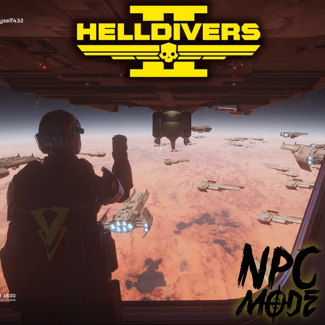 npcmodeuk's tweet photo. Living that NPC life, watching soldiers drop out the window of my ship.

Give 'em hell guys. I'm going to get a snooze....

#HellDivers2 #NPCMode #ActivateNPCMode #Gaming https://t.co/gc5lqAU5WF