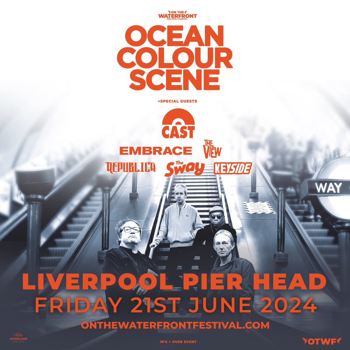 Back with another belter gig on the pier head this summer, on the lineup alongside some massive bands 😎🙌🏻 Link is below to sign up for the presale tickets, then on sale Friday 10am 🎟️: onthewaterfrontfestival.com/ocs?fbclid=PAA…