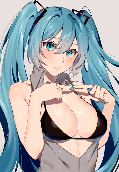 このミク改めて可愛いかも 