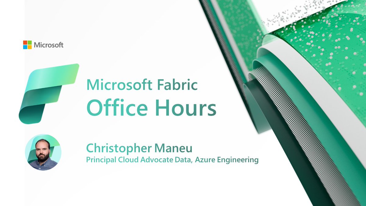 Envie d'en savoir plus sur Microsoft Fabric ? Vous cherchez les réponses à vos questions ? Rejoignez-nous demain à 13h pour les 'Microsoft Fabric Office Hours' sur le Discord @mtg_france_org ! discord.gg/UX95vn5CBJ?eve…