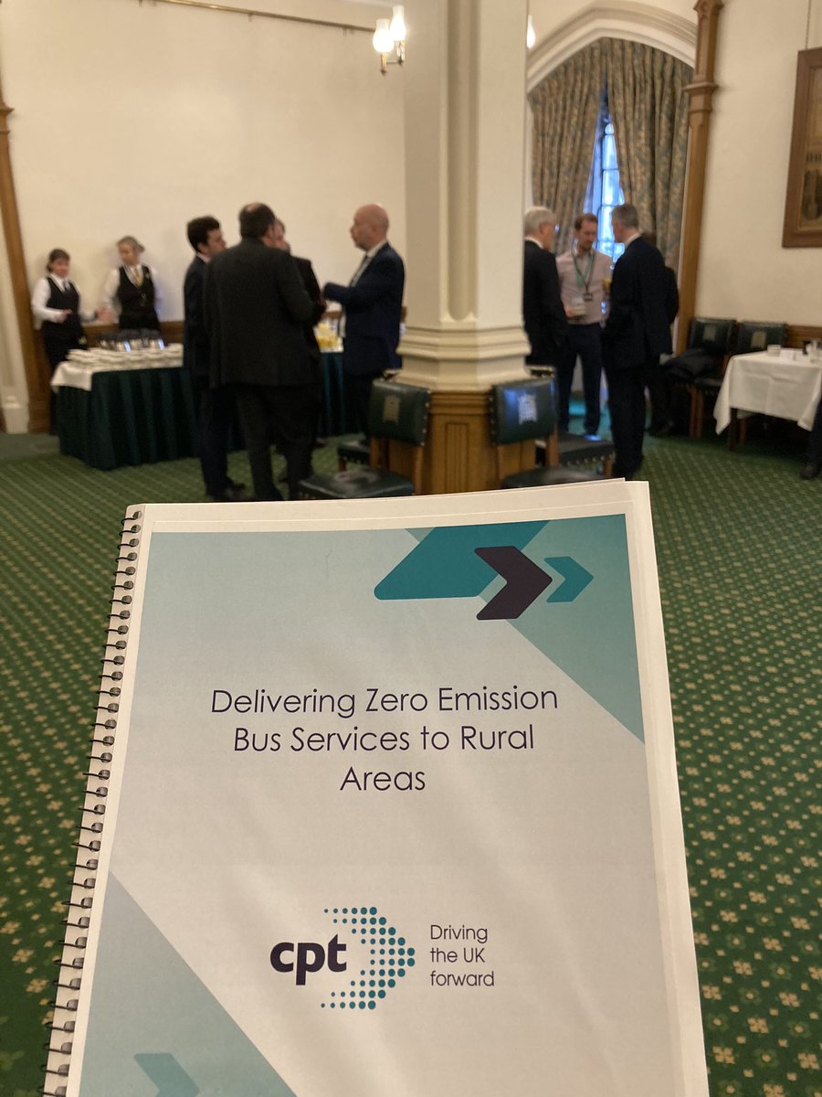 CPT_UK's tweet photo. We are in @UKParliament to launch a new report from the Rural Zero Emission Bus Taskforce (RZEBT), led by CPT and leaders from the bus, manufacturing and energy supply industries. Read Delivering Zero Emission Bus Services to Rural Areas: https://t.co/oAngCEYV2h #RuralZEBuses https://t.co/pnORwEzYzp