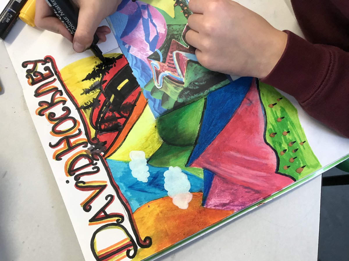 GomersalArt's tweet image. Year6 are researching local significant artist, #DavidHockney. They have looked at the different landscapes he has created,this will inspire their own work over the coming weeks. @SaltsMill @Artsmarkaward @NSEAD1 @theartcriminal @accessart @PaulCarneyArts @AnneQuinton #primaryart