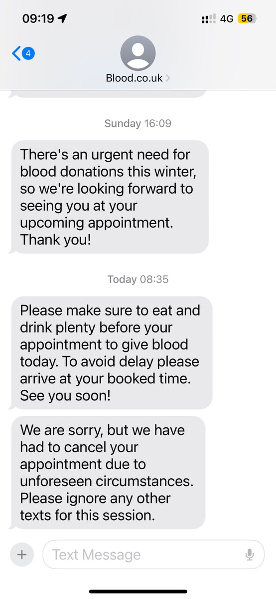 Saul (@socialsaul) on Twitter photo Absolutely gutted that I wasn’t able to donate blood 🩸 this morning due to an apparent flood at <a href="/GiveBloodNHS/">Give Blood NHS 🩸🩹</a> Edgware Donation Centre. Is this weather related, or crumbling infrastructure? Unable to reschedule before end of March. Absolutely gutted that I wasn’t able to donate blood 🩸 this morning due to an apparent flood at <a href="/GiveBloodNHS/">Give Blood NHS 🩸🩹</a> Edgware Donation Centre. Is this weather related, or crumbling infrastructure? Unable to reschedule before end of March.