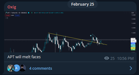 Youre missing out if you're not in it 

$APT