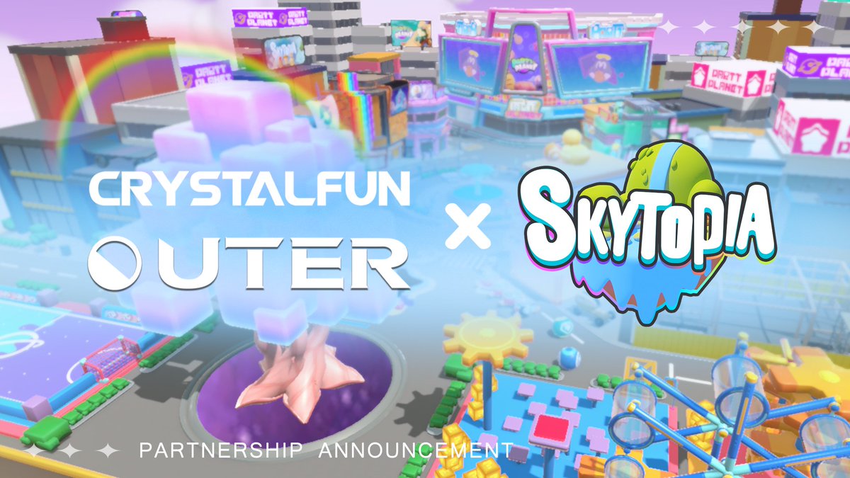 Skytopia (@skytopialabs) on Twitter photo We are thrilled to announce our partnership with <a href="/playCrystalFun/">Crystal Fun</a>๐ค
Crystal Fun is a decentralized gaming mega-ecosystem and studio.
Stay tuned for upcoming updates on what we have in store!๐ We are thrilled to announce our partnership with <a href="/playCrystalFun/">Crystal Fun</a>๐ค
Crystal Fun is a decentralized gaming mega-ecosystem and studio.
Stay tuned for upcoming updates on what we have in store!๐