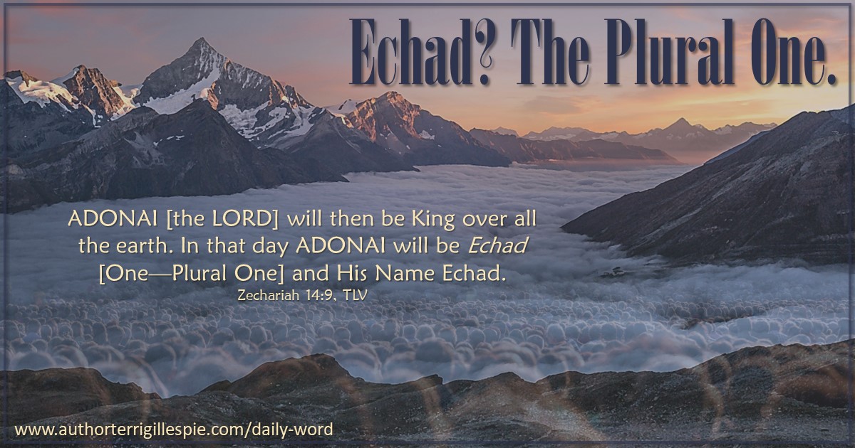 TerriG_Author's tweet photo. Daily Word: Echad? The Plural One. Zechariah 14:9 https://t.co/eNzGMTlvhL
#echad #sarshalom #zechariah #revelation #mountofolives #jerusalem #prophecy #messsiahsreturn @YouVersion #VerseOfTheDay #dailydevo #DailyDevotion #DailyWord #DailyWisdom #Proverbs #bibleverse #DailyTouch #reading #KeepReading