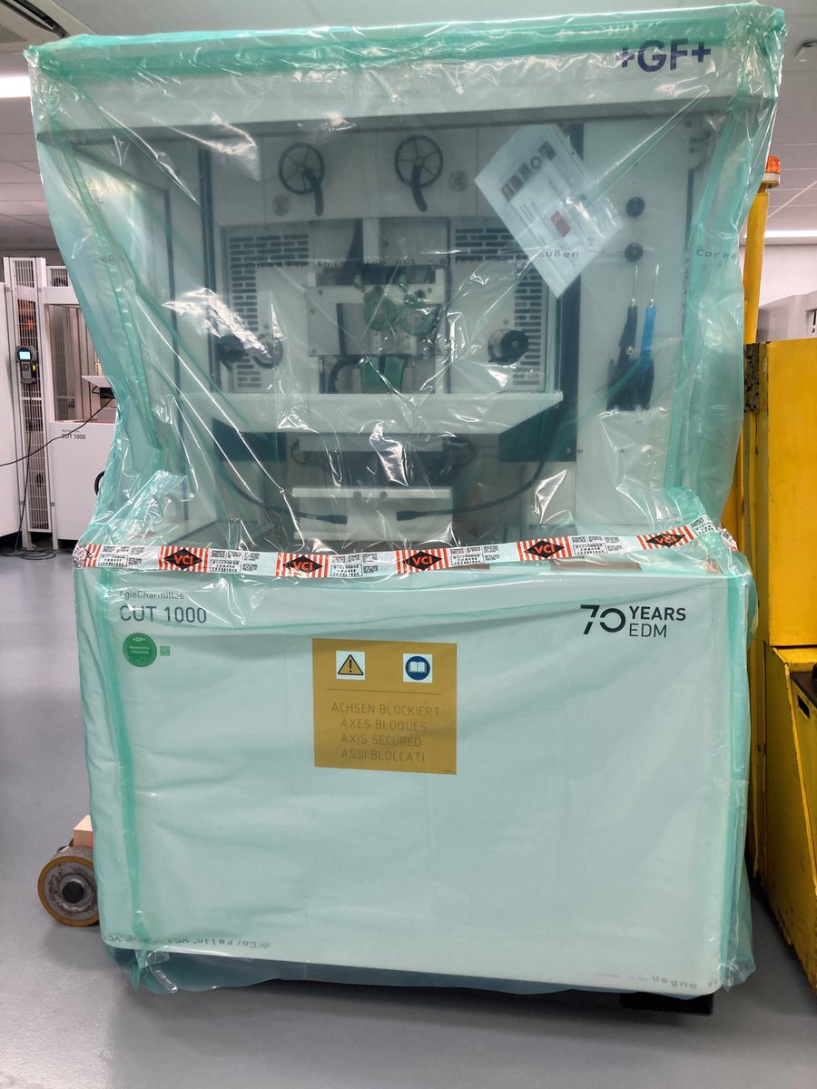 Hoera. Vandaag is onze nieuwe CUT1000 draadvonkmachine van <a href="/GFMS_US/">UNITED MACHINING USA</a> aangekomen. Volgende week de installatie. We zoeken nog een operator, iets voor jou? jansenprecision.com/over-ons/#vaca…
#wireedm
#operator
#manufacturing
#production
#medicalstudent