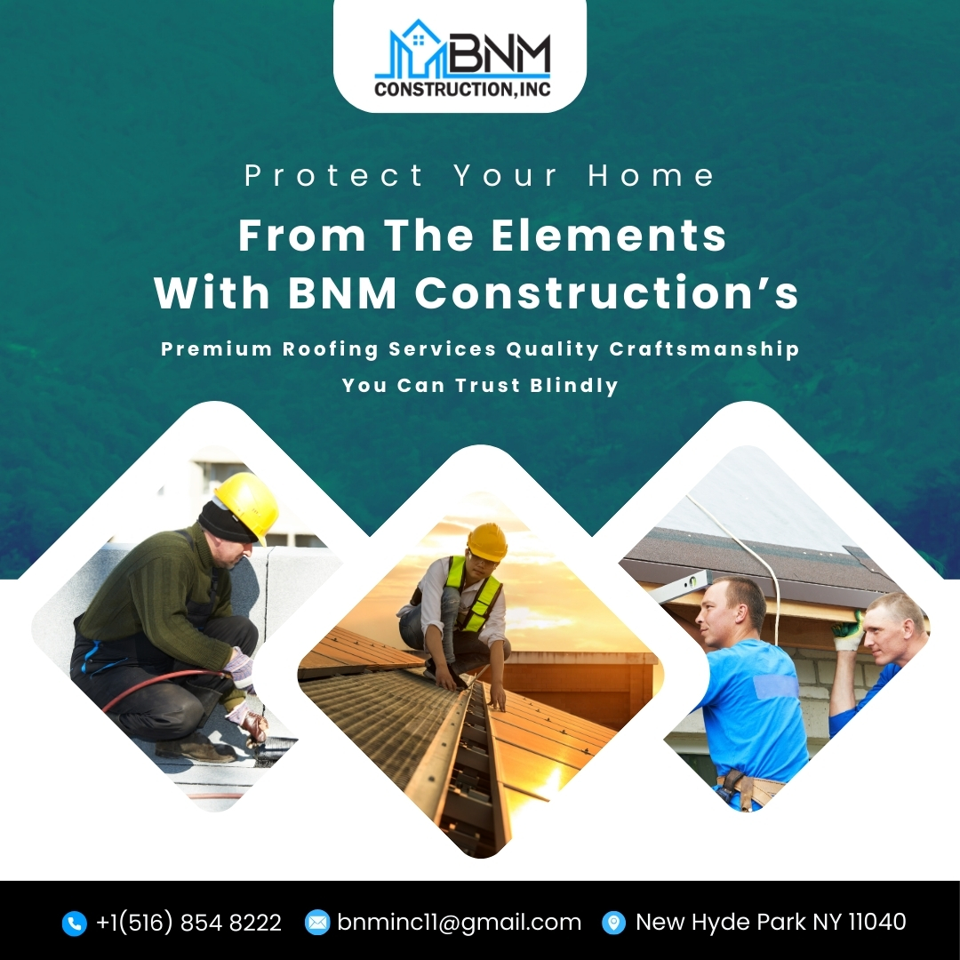 Protect Your Home From The Elements With BNM Construction’s
Premium Roofing Services Quality Craftsmanship You Can Trust Blindly