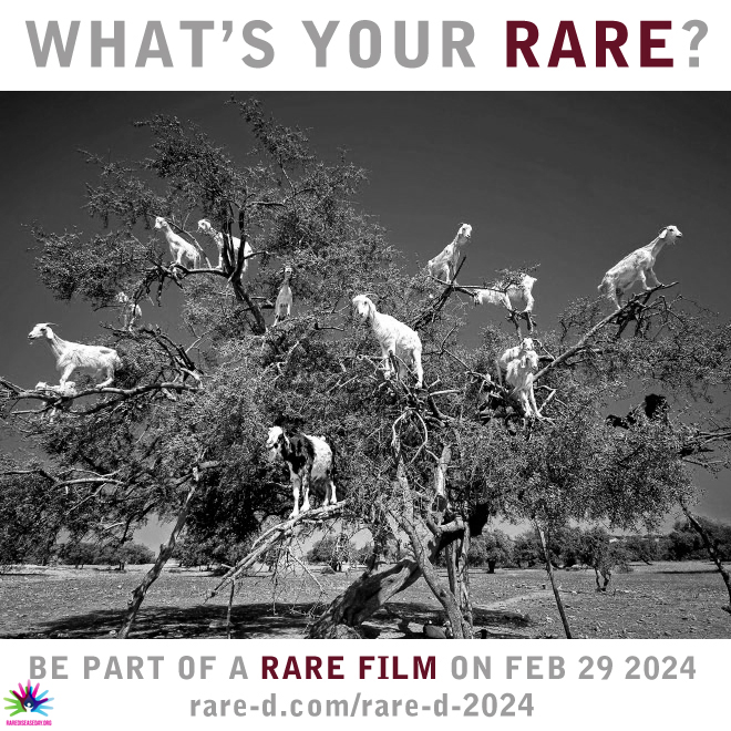 Just 1 day until @rarediseaseday ! Send us your video clip to be part of a collective film: rare-d.com/rare-d-2024 #RareDiseaseDay #storiesbehindthestats