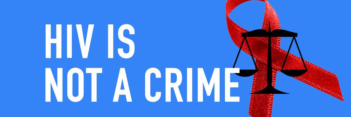 Today is #HIVisNotACrimeDay. There are still laws, both here and around the world, that penalise people living with #HIV We know that laws that target people who live with HIV can increase transmissions, impact quality of life and increase stigma Let’s end these laws, now.