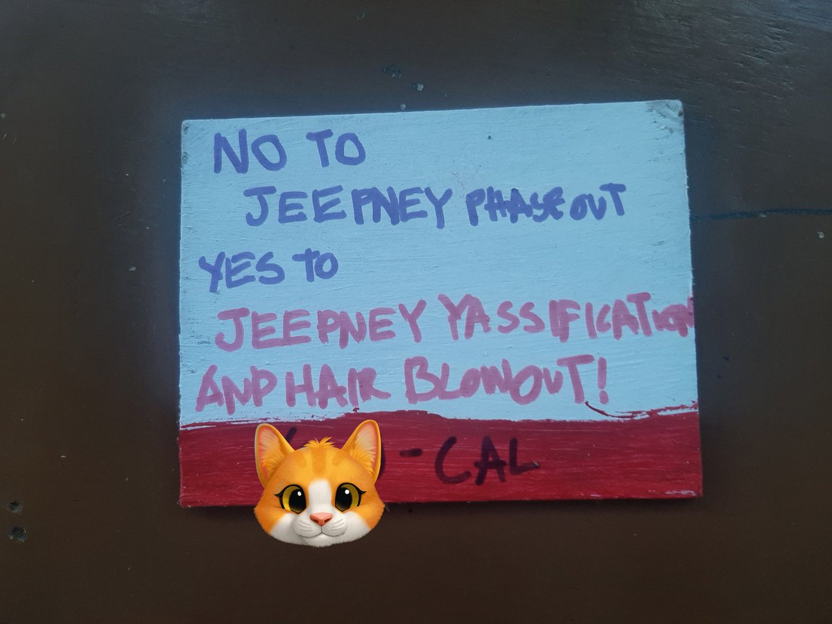 artistestevan's tweet image. it was supposed to be "NO TO JEEPNEY MODERNIZATION, YES TO JEEPNEY YASSIFICATION" but i made it work #NoToJeepneyPhaseout #NoToPUVModernizationProgram