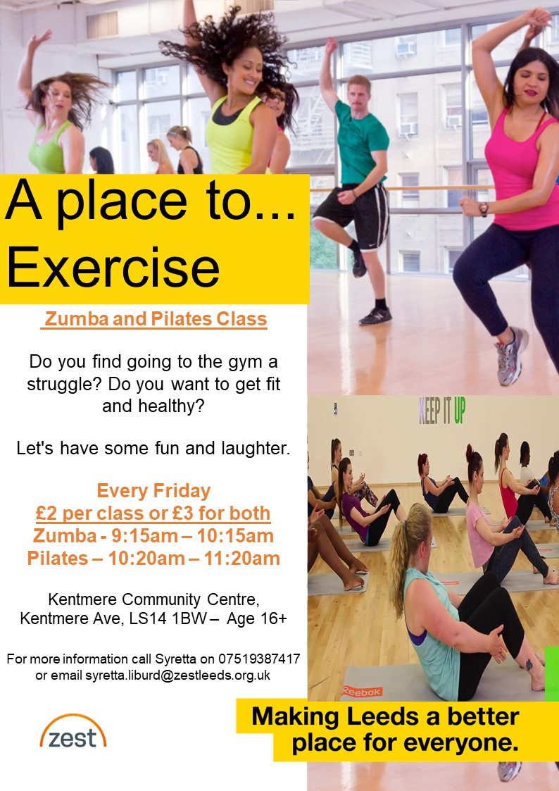 Just a reminder that Syretta is starting a new pilates class at Kentmere Community Centre this Friday! Come along if you'd like to try something new in a supportive and friendly environment 😄 #activeleeds #active #getactive #leedsfitness #leedscommunity #leedscharity