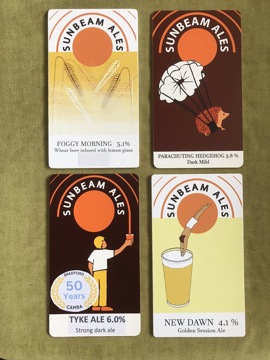 Sunbeam Ales (@sunbeamales) on Twitter photo 🎉date for your dairy 🎉
Saturday 9th March I’m doing a tap take over / meet the brewer <a href="/ThePolkaHop/">The Polka Hop</a> in Wakefield. These are the cask ales I’ve supplied and Tyke ale 6.0% the special brew I’ve done to mark 50 years of <a href="/BfdCamra/">Bradford Camra</a> will be from the wood <a href="/MancSpbw/">SPBW_GRT_MANC</a> <a href="/SpbwUk/">SPBW UK</a> <a href="/YorkSPBW/">YorkSPBW</a> 🎉date for your dairy 🎉
Saturday 9th March I’m doing a tap take over / meet the brewer <a href="/ThePolkaHop/">The Polka Hop</a> in Wakefield. These are the cask ales I’ve supplied and Tyke ale 6.0% the special brew I’ve done to mark 50 years of <a href="/BfdCamra/">Bradford Camra</a> will be from the wood <a href="/MancSpbw/">SPBW_GRT_MANC</a> <a href="/SpbwUk/">SPBW UK</a> <a href="/YorkSPBW/">YorkSPBW</a>
