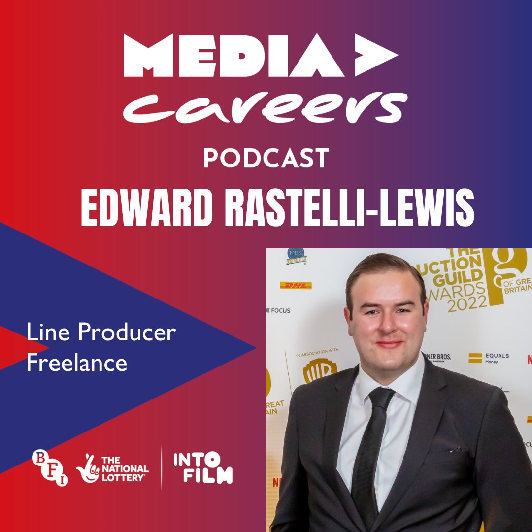 Media Careers (@mediacareers_) on Twitter photo This weeks episode is with Line Producer and Acting Chair of <a href="/ProductionGuild/">The Production Guild of Great Britain</a> Wales Committee Edward Rastelli-Lewis.
The full episode can be found here: shorturl.at/fzHW0 This weeks episode is with Line Producer and Acting Chair of <a href="/ProductionGuild/">The Production Guild of Great Britain</a> Wales Committee Edward Rastelli-Lewis.
The full episode can be found here: shorturl.at/fzHW0