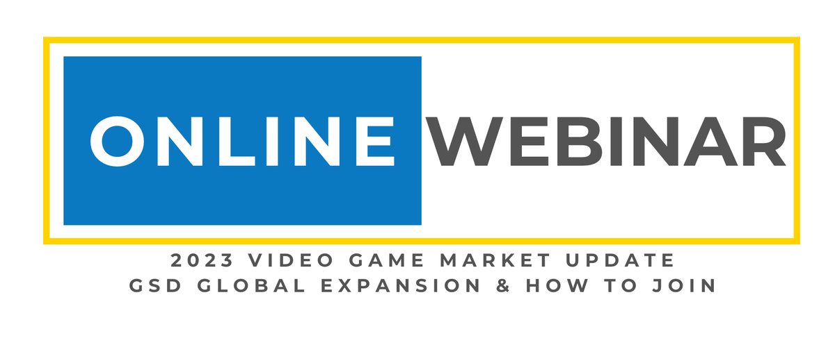 SparkersData's tweet photo. 🎮Exciting News! 🎮

We're inspired to announce that we are hosting GSD’s upcoming 2023 Video Game Market Update &amp; Global Expansion Webinar!
 
🗓️Date: 12 March 2024
⏰Time: 5 pm (CET time)
📍Location: YouTube

Stay tuned! https://t.co/krK5AeQ0Np