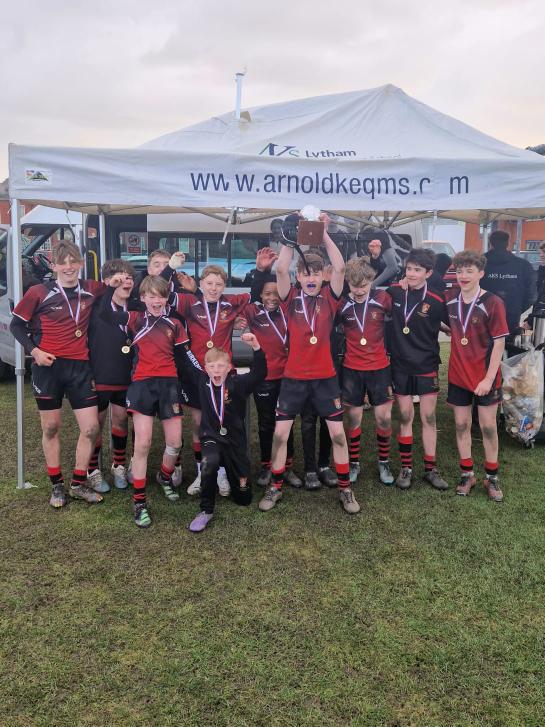 Congratulations to our Year 8 Boys Rugby A team who triumphed in the AKS Lytham 7s tournament on Monday. They beat some really tough opposition and we’re so proud of their dedication to the game.

Great result #TeamBirkenhead, we’re so proud of you all! 🏉👏