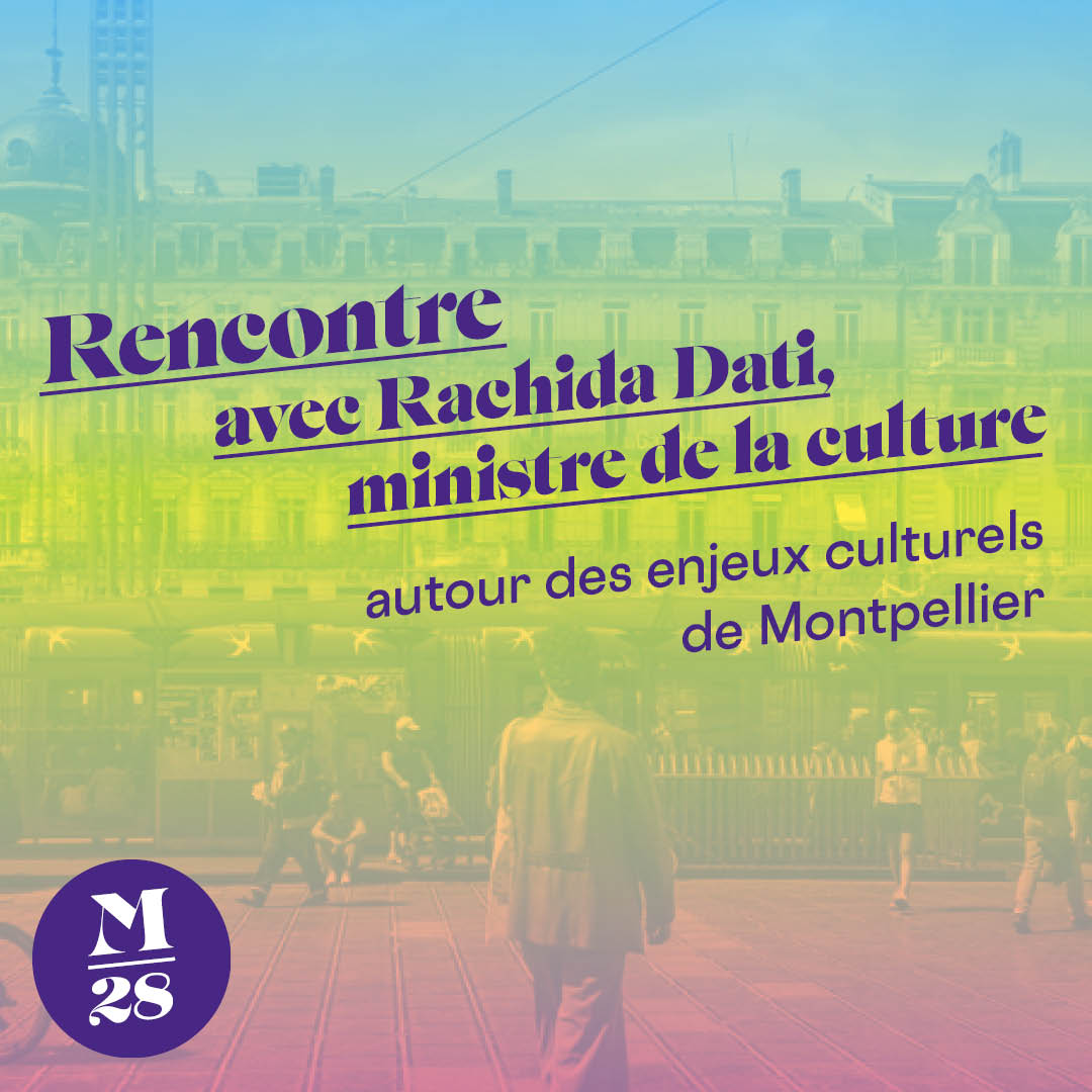 L'occasion de présenter le prolongement de la dynamique de la candidature de Montpellier au titre de Capitale européenne de la culture 2028, dans laquelle l'État pourrait prendre sa place. #M28 #M28lasuite @MDelafosse #SophieLéron @montpellier_ @datirachida @MinistereCC